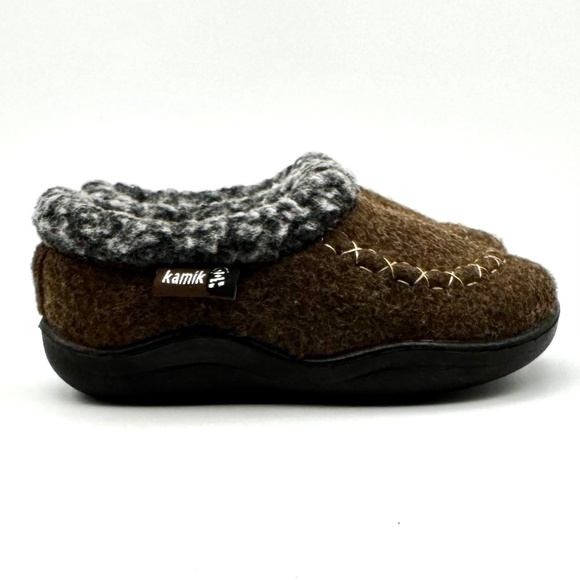 NWOT Kamik Kid's Slippers Cozy Cabin2 Brown Size 8T (EU 25) - Picture 4 of 11